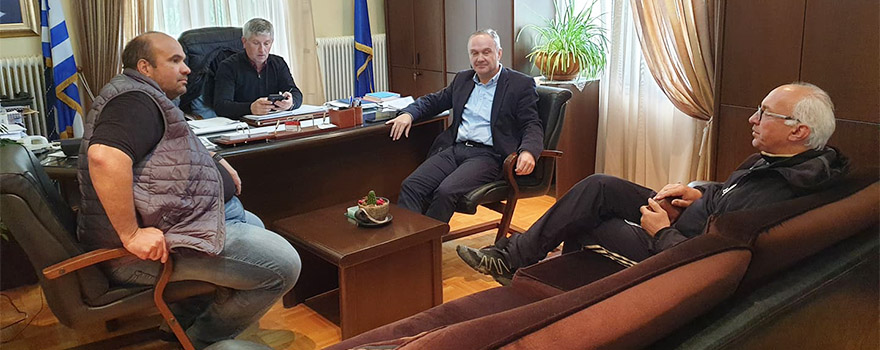 Συνάντηση για τις ζημιές από τη χαλαζόπτωση στην κτηματική περιοχή της Δεσκάτης