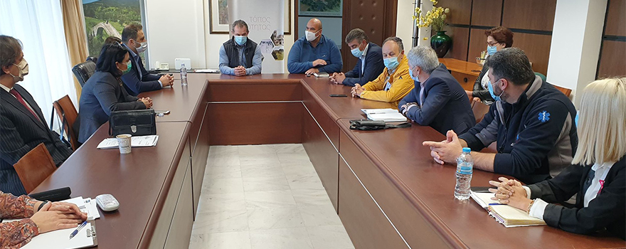 Σύσκεψη με θέμα τη διαχείριση των κρουσμάτων ιού Covid-19