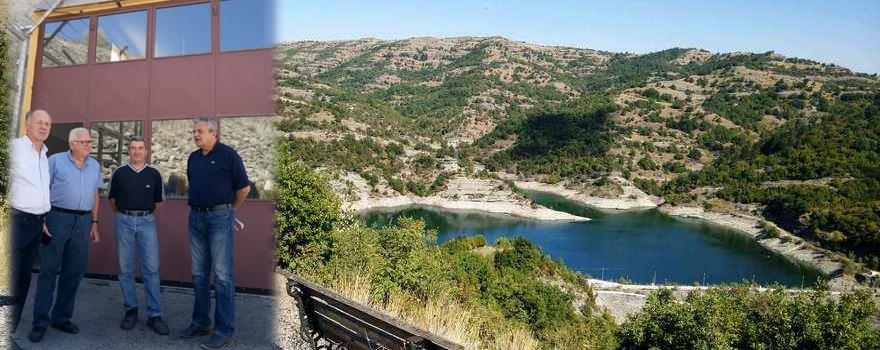 Το φράγμα της Πραμόριτσας επισκέφθηκε ο Αντιπεριφερειάρχης της Περιφερειακής Ενότητας Κοζάνης Γρηγόρης Τσιούμαρης με κλιμάκιο των τεχνικών υπηρεσιών