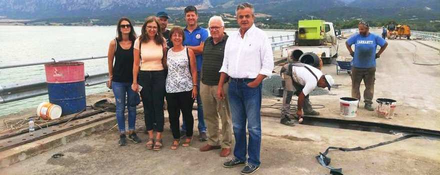 Στη γέφυρα Ρυμνίου ο Αντιπεριφερειάρχης Π.Ε. Κοζάνης Γρηγόρης Τσιούμαρης