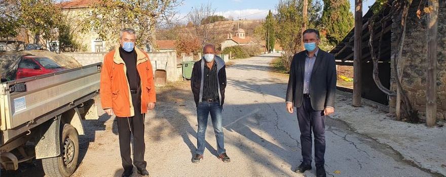Επίσκεψη του Περιφερειάρχη σε απομακρυσμένες κοινότητες του Βοΐου, συνοδευόμενος από τον Αντιπεριφερειάρχη Π.Ε. Κοζάνης Γρηγόρη Τσιούμαρη