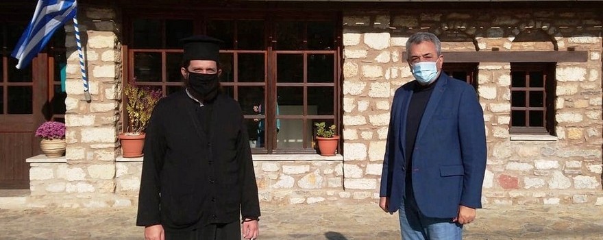 Τσιούμαρης Γρηγόρης: Επικάλυψη στέγης Ι Ν Αγίου Ιωάννου του Προδρόμου Λευκοπηγής με βυζαντινά κεραμίδια