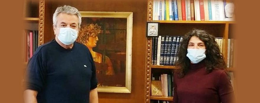 Επίσκεψη της Πρωταθλήτριας Ελλάδος στο Έπταθλο Στέλλας Τζικανούλα στον Αντιπεριφερειάρχη Κοζάνης