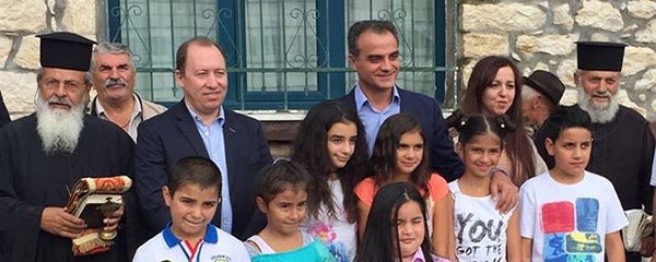 Στο ακριτικό Δημοτικό Σχολείο Διποταμίας Καστοριάς ο Περιφερειάρχης Δυτικής Μακεδονίας Θεόδωρος Καρυπίδης