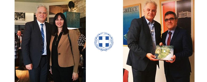 Με την Υπουργό Τουρισμού Έλενα Κουντουρά και τον Γ.Γ. του ΕΟΤ Κώστα Τσέγα συναντήθηκε ο Αντιπεριφερειάρχης Παναγιώτης Κώττας